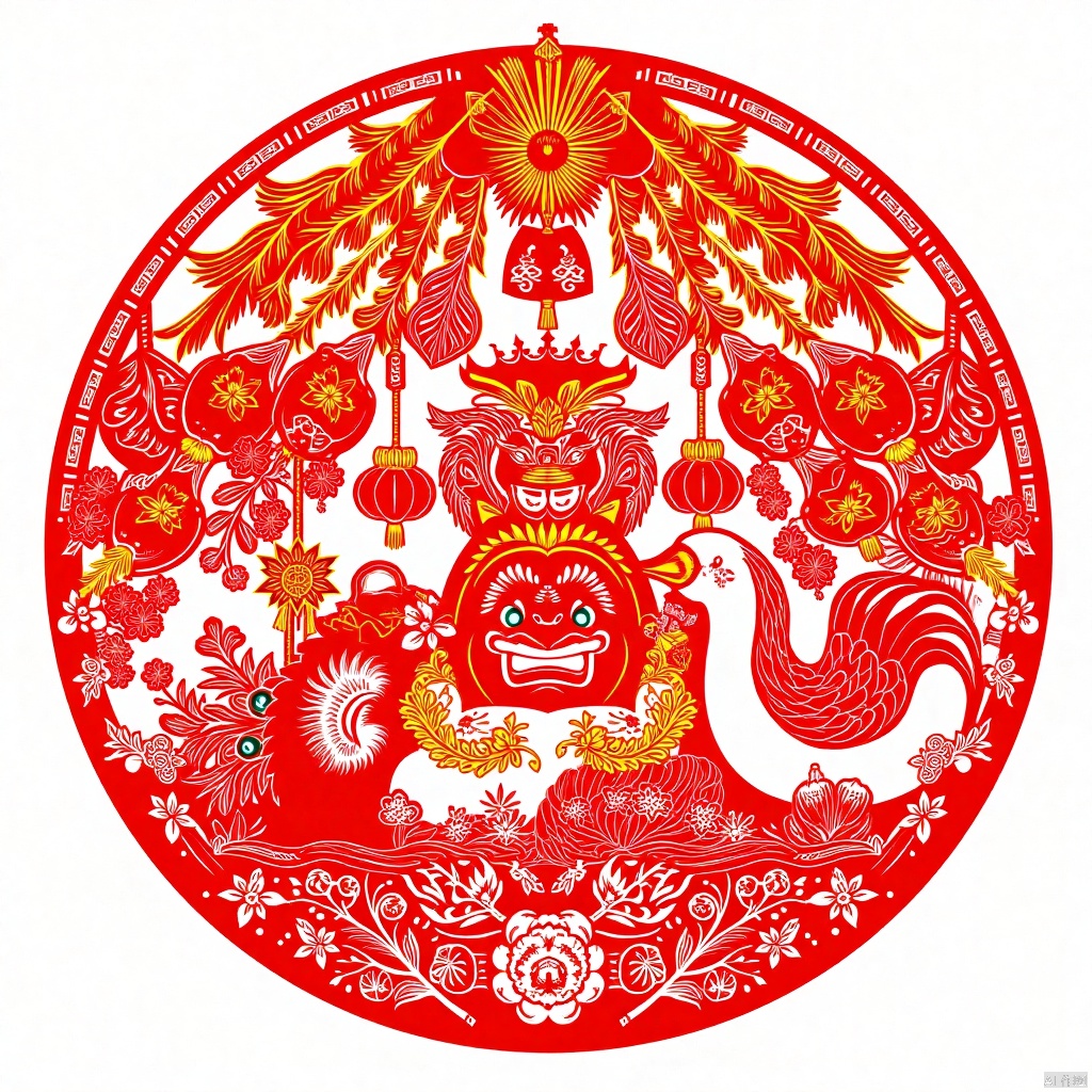 Paper-cutting art,剪纸艺术