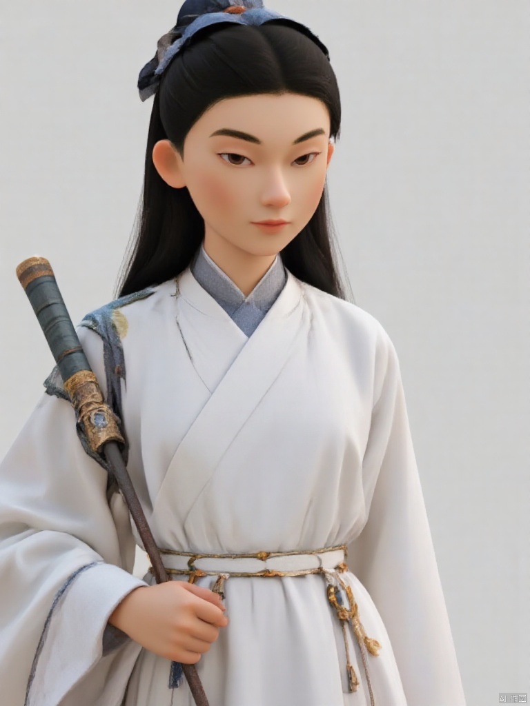 1boy,hanfu,cartoon style,full body,PixarDisney.hanna,vector style