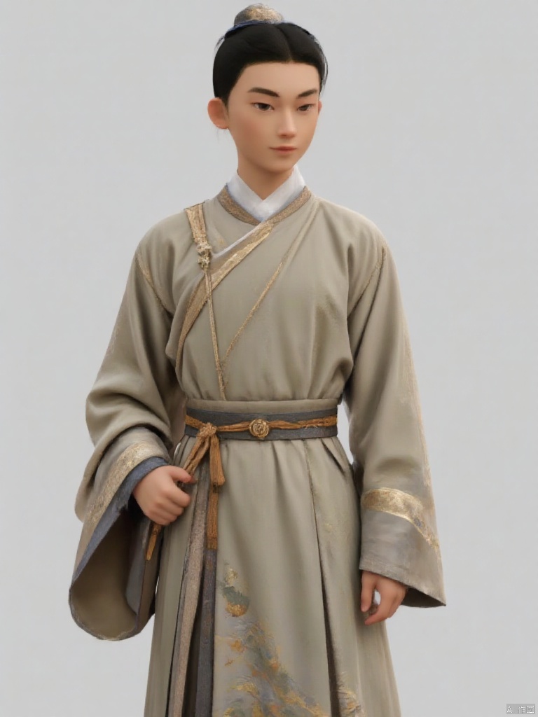 1boy,,10 years old,hanfu,cartoon style,full body,PixarDisney,vector style,AKKK