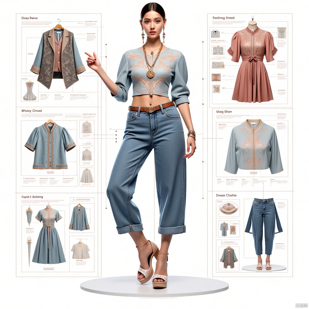 Classify according to the parts of clothing,refer to the table,design an infographic,background for classification,and classify by the parts of clothing
