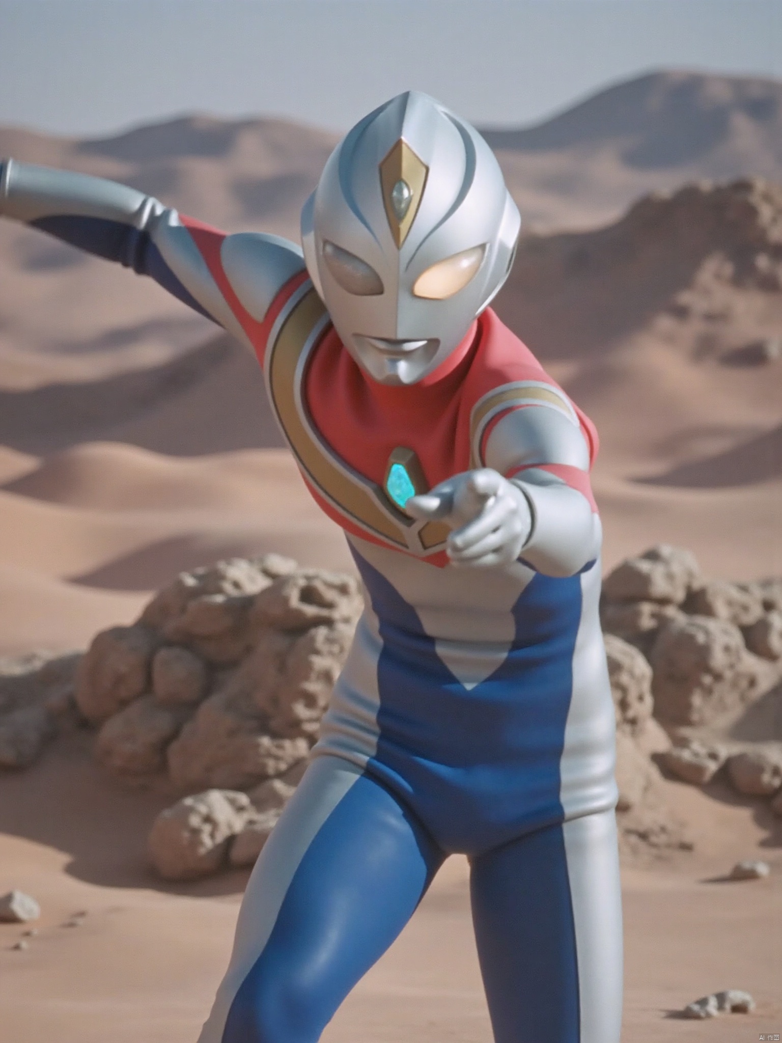 ultraman,silver bodysuit,silver gloves,legwear,gloves,boots,cover,mask,plugsuit,armor,bodysuit,red pattern on body,blue pattern on body,silver tight-fitting,silver footwear,helmet,leather suit,latex,tokusatsu,no humans,science fiction,silver head,hard mask,no smile,no eyes,no nose,solo,silver rubber bodysuit with blue and red line
