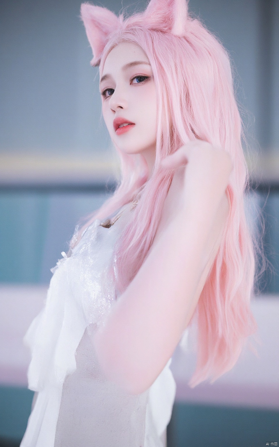 (ultra realistic,best quality),photorealistic,Extremely Realistic, in depth, cinematic light,hubggirl, splash detailed, surreal dramatic lighting shadow (lofi, analog), kodak film by Brandon Woelfel Ryan McGinley, moment eyes, beautiful face, sexy girl , mid body, intricate background, realism,realistic,raw,analog,portrait,photorealistic,Cosplay\(hubggirl)\