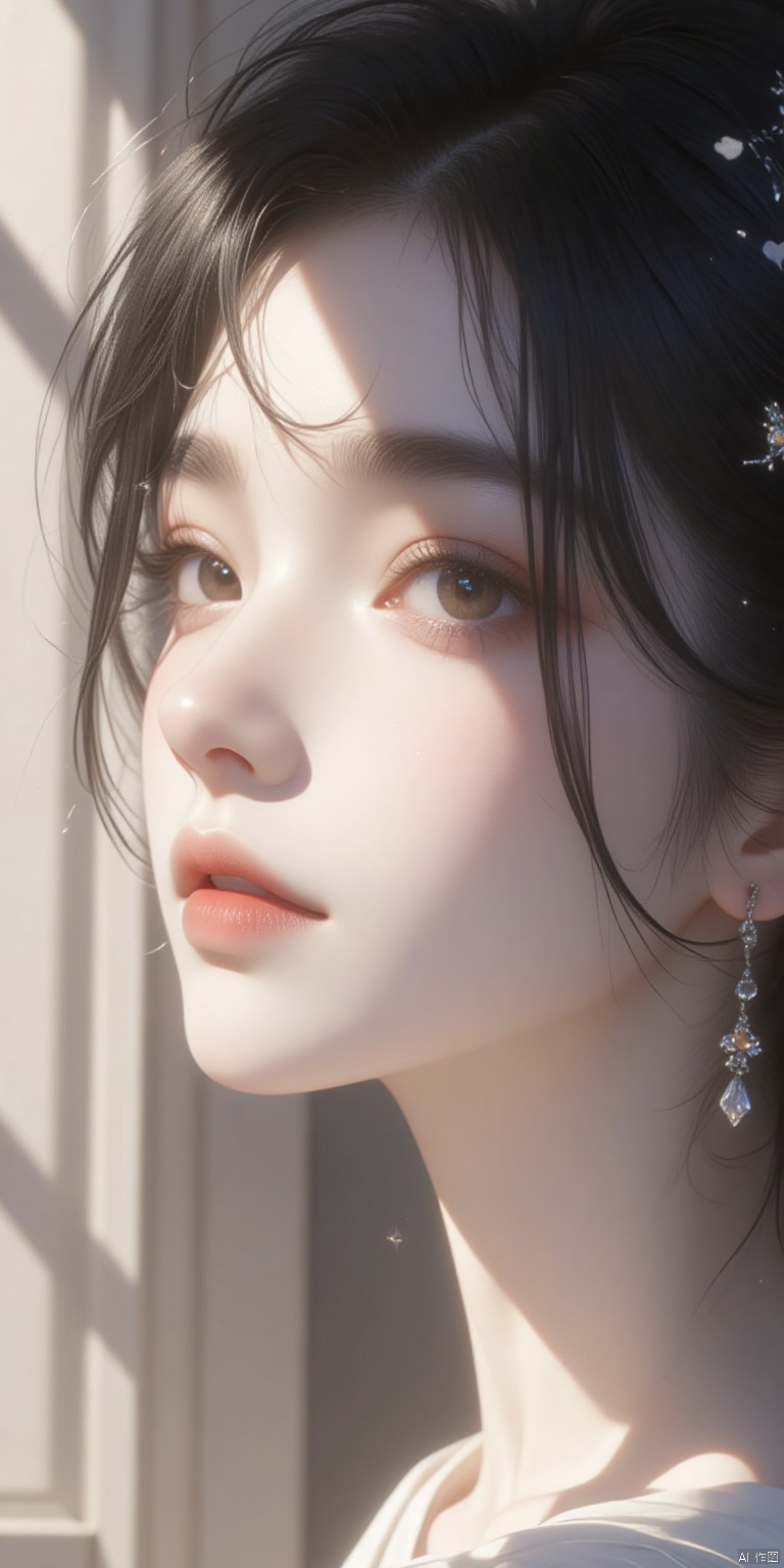  masterpiece:1.2),best quality,high resolution,unity 8k wallpaper,(illustration:1),perfect lighting,extremely detailed CG,finely detail,extremely detailed,soft lighting and shadow,soft yet striking lighting,film grain:1.2,(skin pores:1.2),(detailed skin texture:1),((solo:1.5)),Detailed face,(see-through:1.1),misty,Low Key:1.1,depth of field, (8k, RAW photo, best quality, masterpiece:1.2), (realistic, photo-realistic:1.4), (extremely detailed CG unity 8k wallpaper), (detailed face: 1.4), (beautiful detailed eyes: 1.2),1 girl, black hair, pink lips, very delicate skin, shiny skin, fair skin, bright eyes, with a feeling of first love