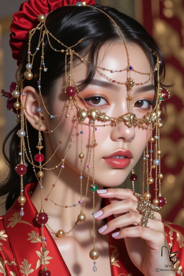 WXYH,3A,,,solo,full_shot,1girl,Facial accessories