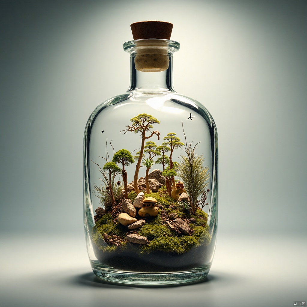 World in a bottle