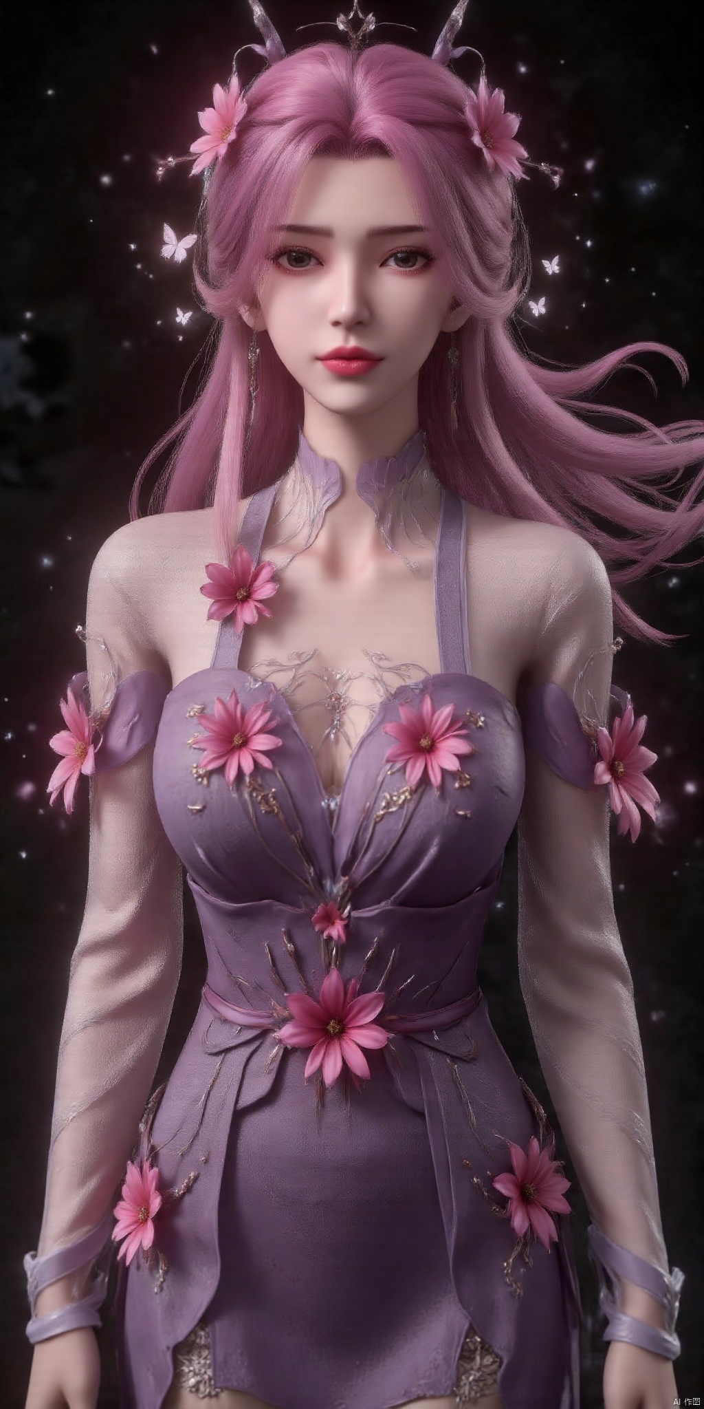 真人肌肤纹理, 4K画质,完美身材,1girl,
beautifuldetailedflower,beautifuldetailedeyes,hyperdetailed,flower,hyperquality,,eyes,flowerandhairissamecolor,beautifulycolor,face,{{{{{herhairisbecomingflower,flower,hair,flower,butterfly,}}}}},{{{{1girl}}}}kawaii,,{{{highdetails,highquality}}},{{{backlight}}},{{hairandclothesisflower}},{{{upperbody}}},highquality,hairwithbody,webbeddress,upperbody,flowerleg,flowerhands,bodywithflower,{{flowerwithclothes}},dresswithflower,,lightparticles,blackbackground,{{{{Hairwithflower}}}},smallbreastwithflower,bighairwithflower,{{floatinghairwithflower,floating}}1girl,smallbreast,marblingwithhairandclothes,lookingatviewer,{{original}},{{armdown}},{{papercutting}},blackbackground,flowerforground,{{hairwithflower}},{{{{{highres}}}},}hairwithflower,hairwithflower,hair,wavyhair,diffusionlighting,abstract,Butterflywithbody,flowerwithhair,herhairisflower,bigtopsleeves,floating,limuwan