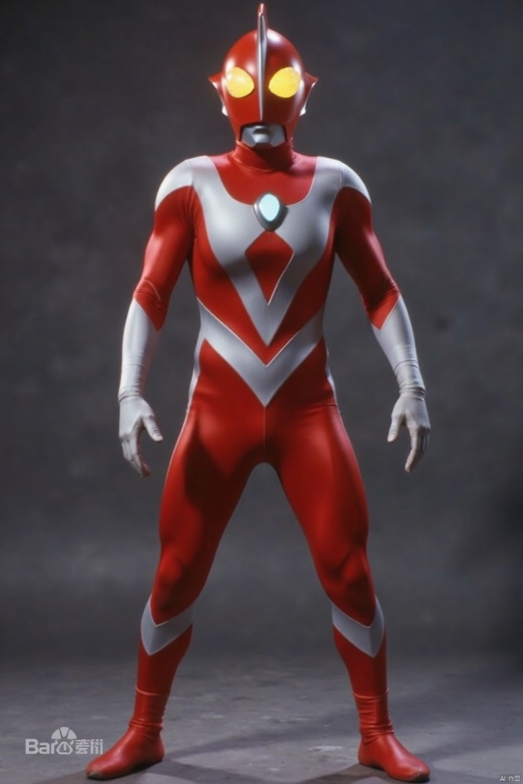 ultraman,red bodysuit,white gloves,legwear,gloves,boots,cover,mask,plugsuit,armor,bodysuit,white pattern on body,red tight-fitting,red footwear,helmet,leather suit,latex,tokusatsu,no humans,science fiction,red head,hard mask,no smile,no eyes,no nose,solo,red rubber bodysuit with white line