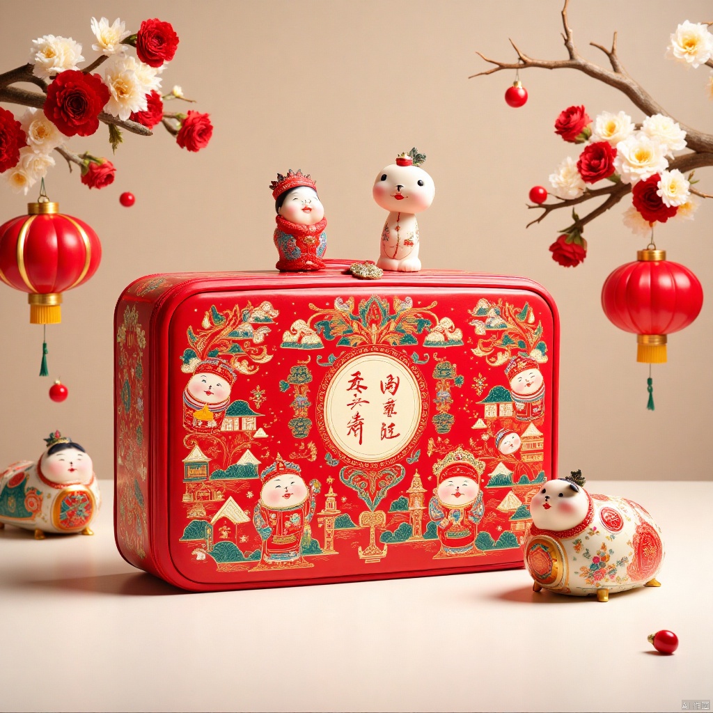 Creative packaging box,New Year paintings,年画