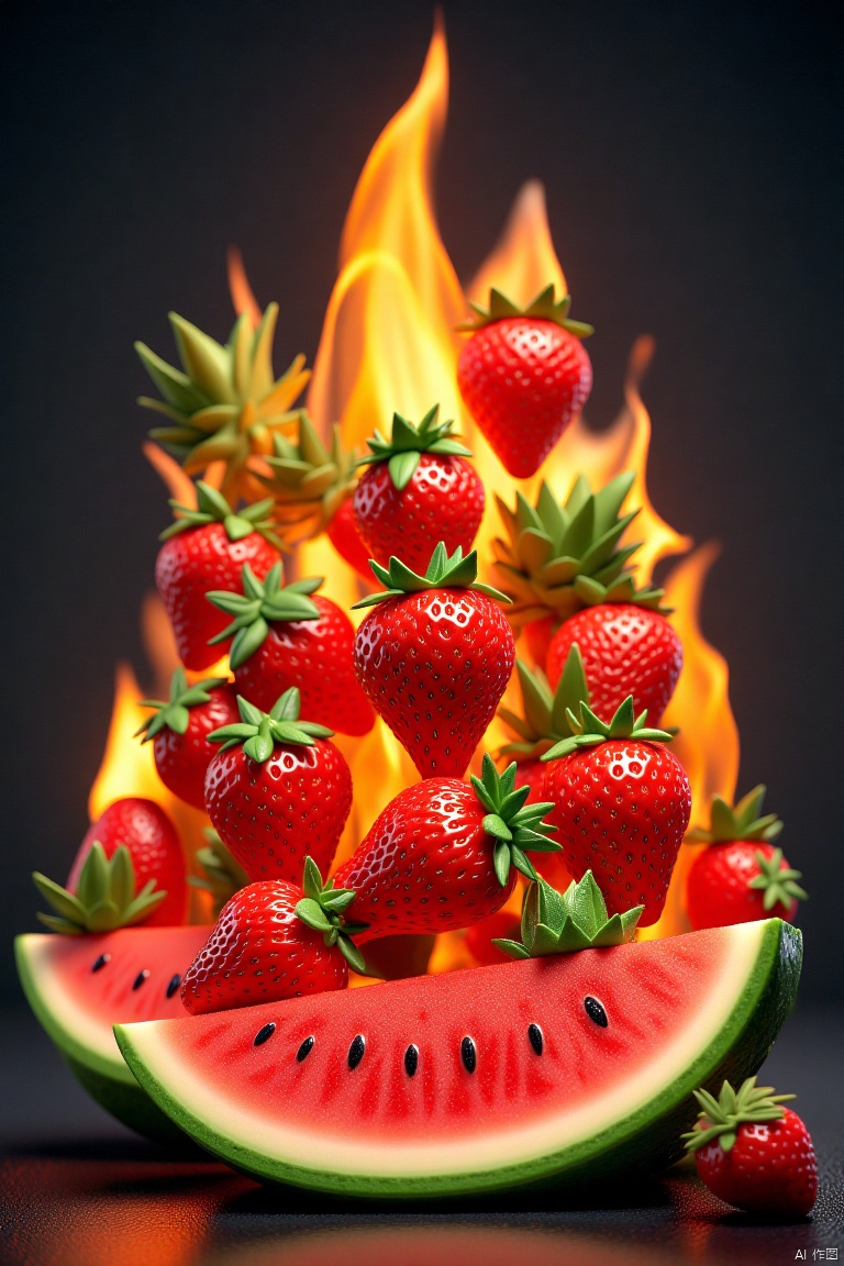,Fruit City,Flame figure