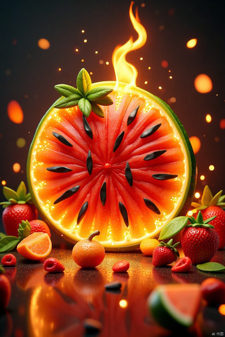 ,Fruit City,Flame figure