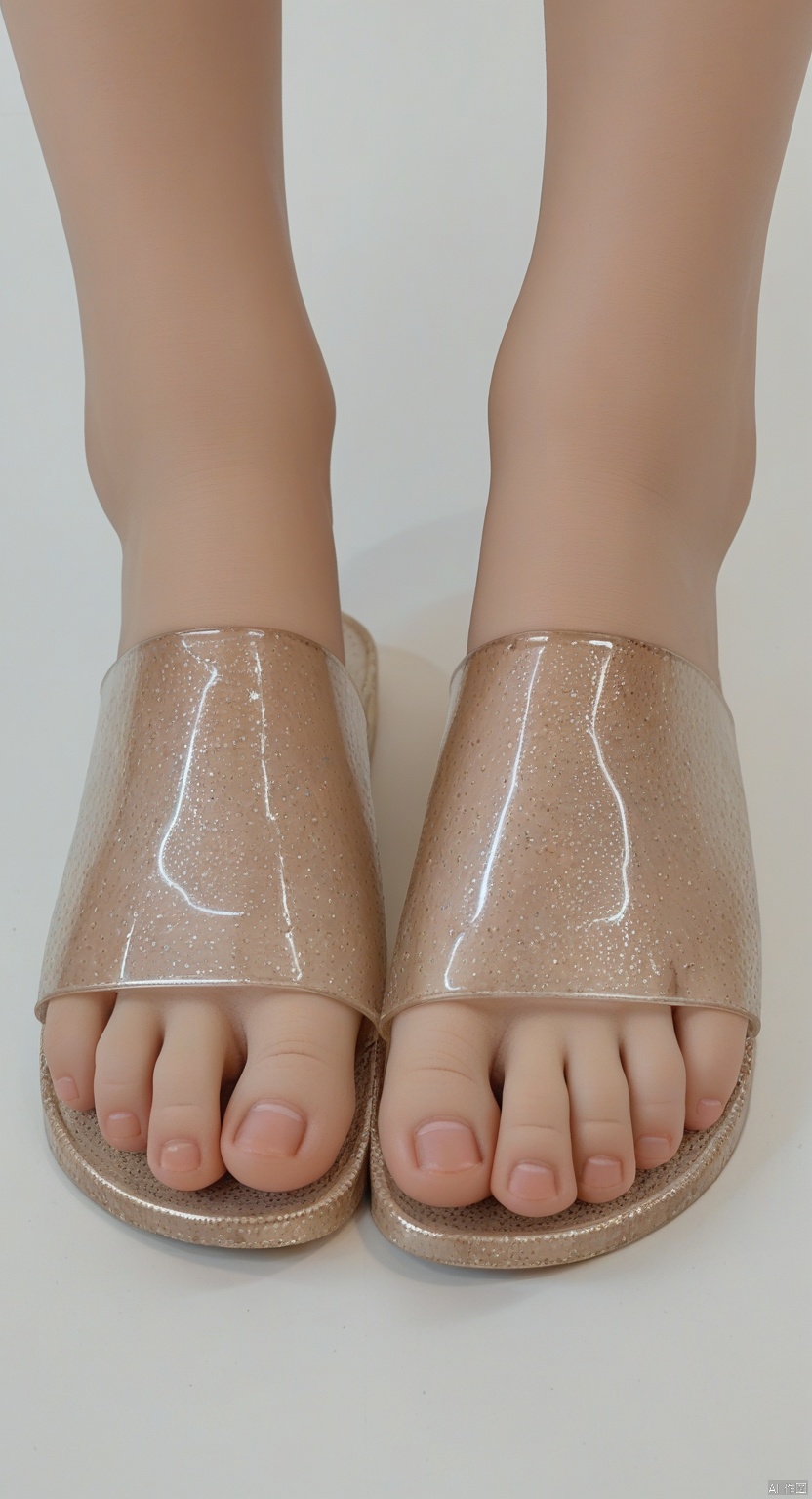 ,score_9_up score_8_up score_7_up.long legs. close up, focus on feet.,CL3ARSL1DES SANDALS,