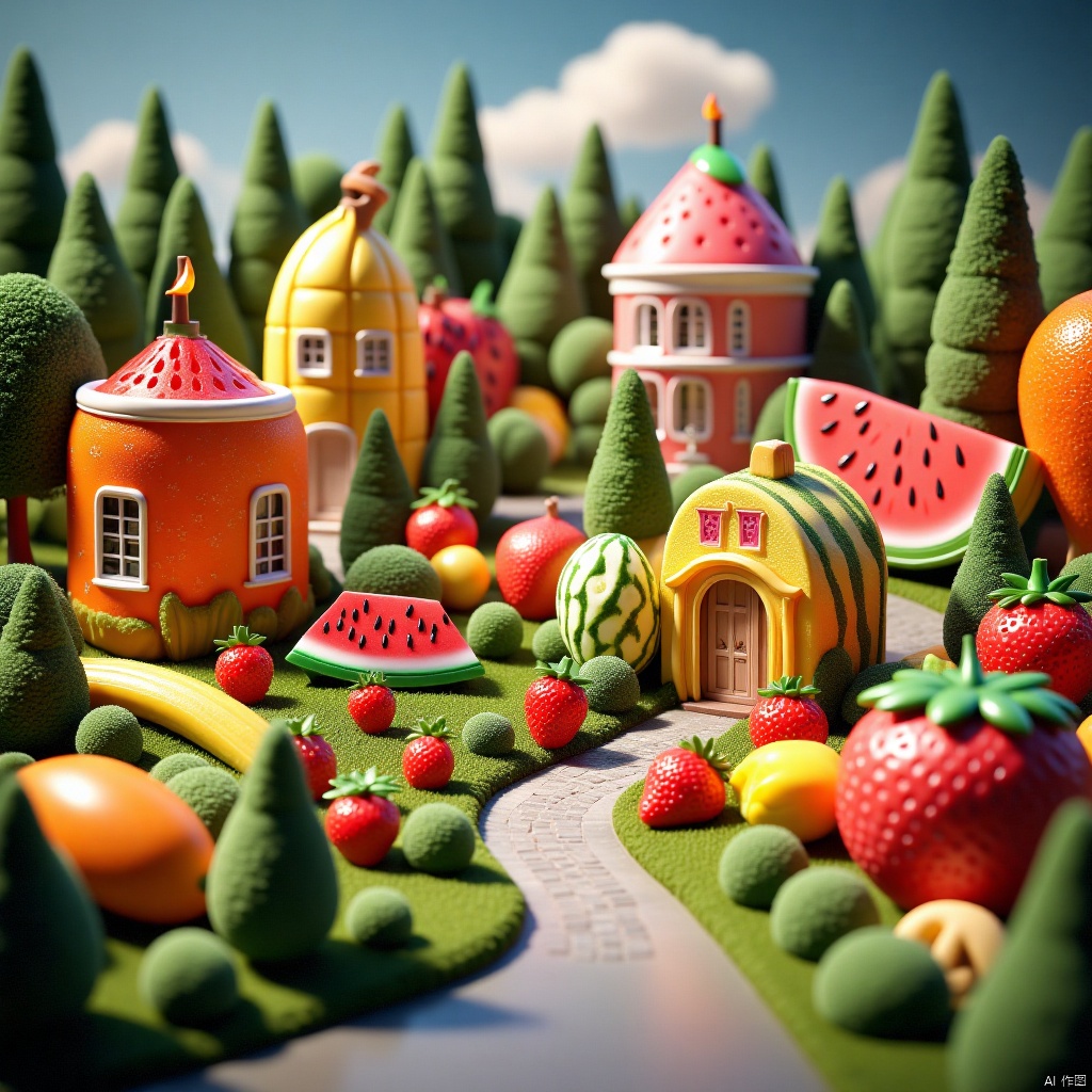 ,Funfair,Fruit City,A garden adorned with jasper.