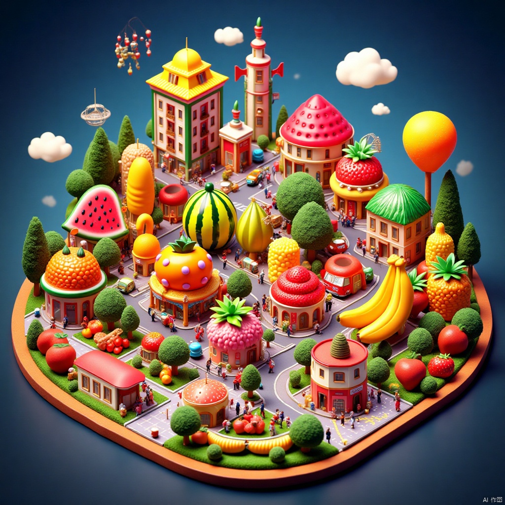 ,游乐园,Theme park,Funfair,Fruit City