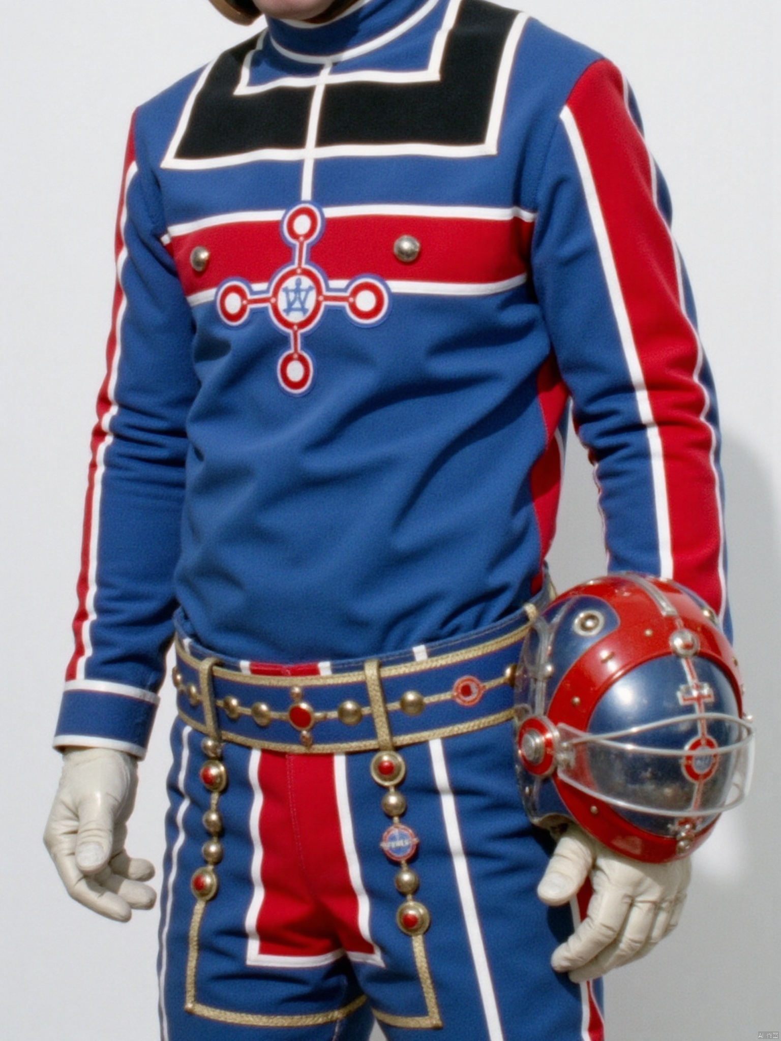 zat,helmet,blue pants,blue jacket,collar,belt,logo,uniform,jacket,gloves,boots,emblem,pants,blue footwear,blue uniform with black and red line