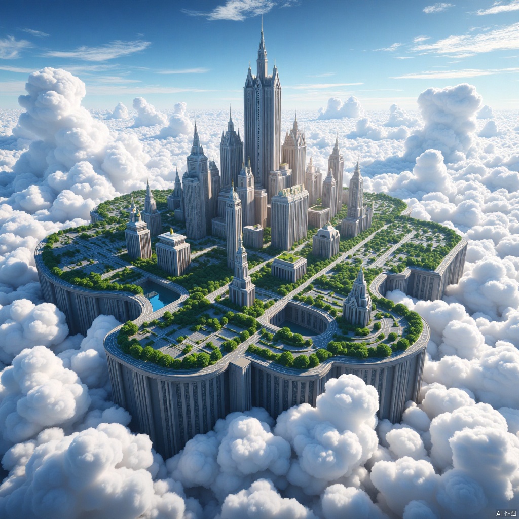 City in the cloud,福,Peacock