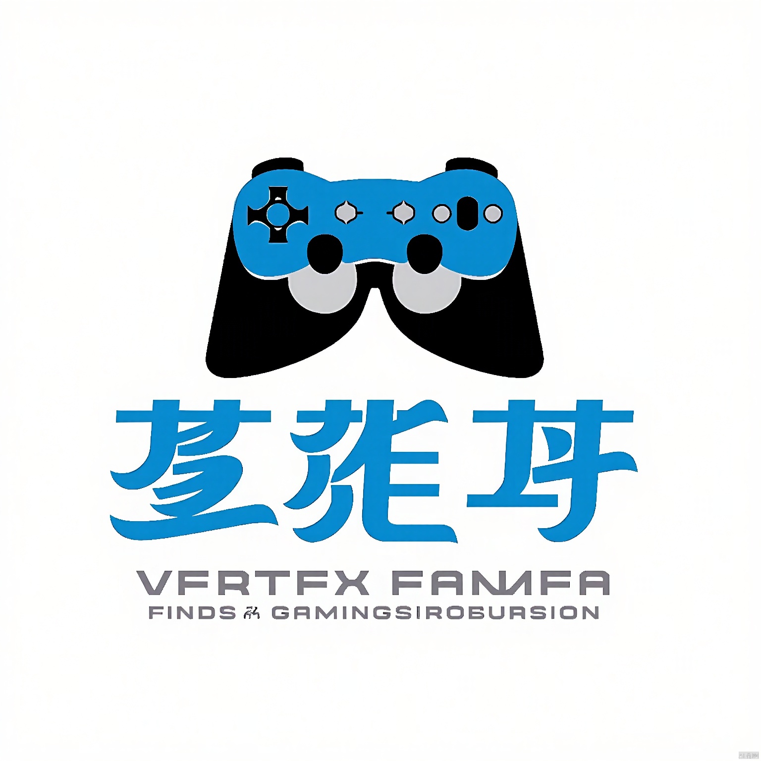 CTLG, VertexGames's logo, showcasing a dynamic controller, conveys excitement and innovation. The controller is composed of gradient blues and blacks, moving from cool to bold, symbolizing engagement. Its buttons are detailed, giving it a realistic look. On a white ground, "VertexGames" stands out in vibrant, electric blue. Below, in fine, digital gray print, it mentions "Gaming Evolution".