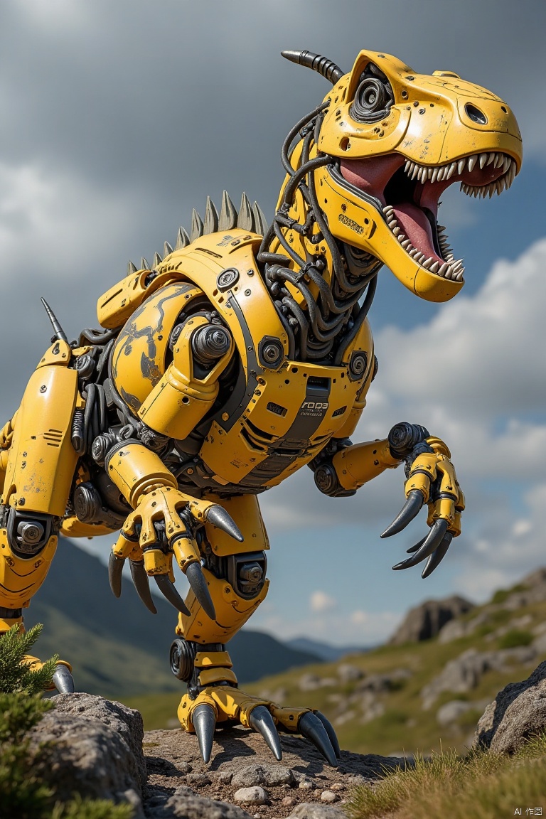 ,Mecha,Mechanical dinosaur