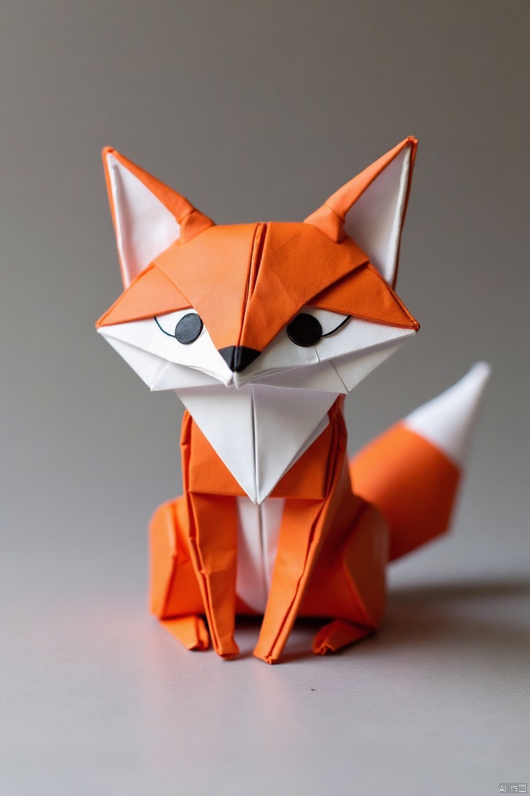 origami, fox