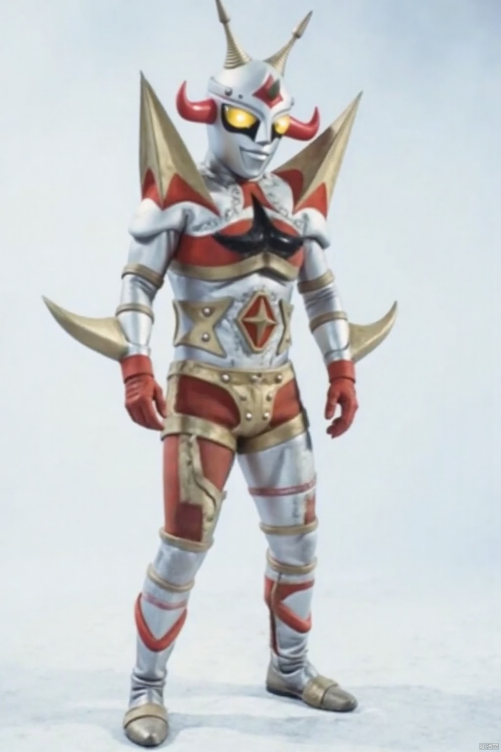 ,silver bodysuit,silver gloves,legwear,gloves,boots,cover,mask,plugsuit,armor,bodysuit,red pattern on body,silver tight-fitting,silver footwear,helmet,leather suit,latex,tokusatsu,no humans,science fiction,silver head,hard mask,no smile,no eyes,no nose,solo,silver rubber bodysuit with red line,ultraman,super robot,machinery,mecha,Jum Killer JR