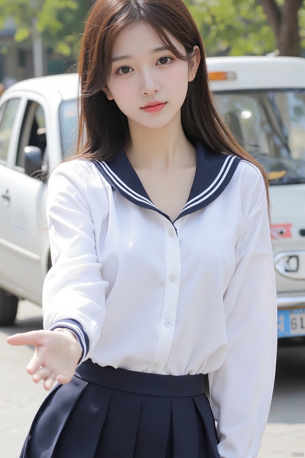 1girl,  solo,  long hair by 让AI更感性 on Tensor.Art