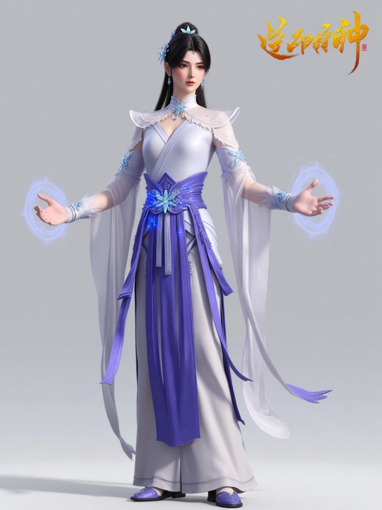 X夏倾月-逆天邪神-国漫女神-F.1 by DeepBlue藍心 on Tensor.Art