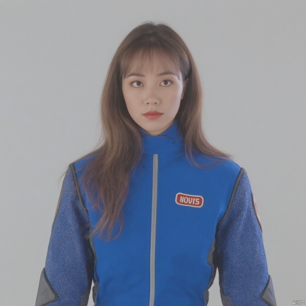 WINR,collar,belt,logo,uniform,jacket,pants,gloves,boots,emblem,blue jacket with grey line,blue pants,