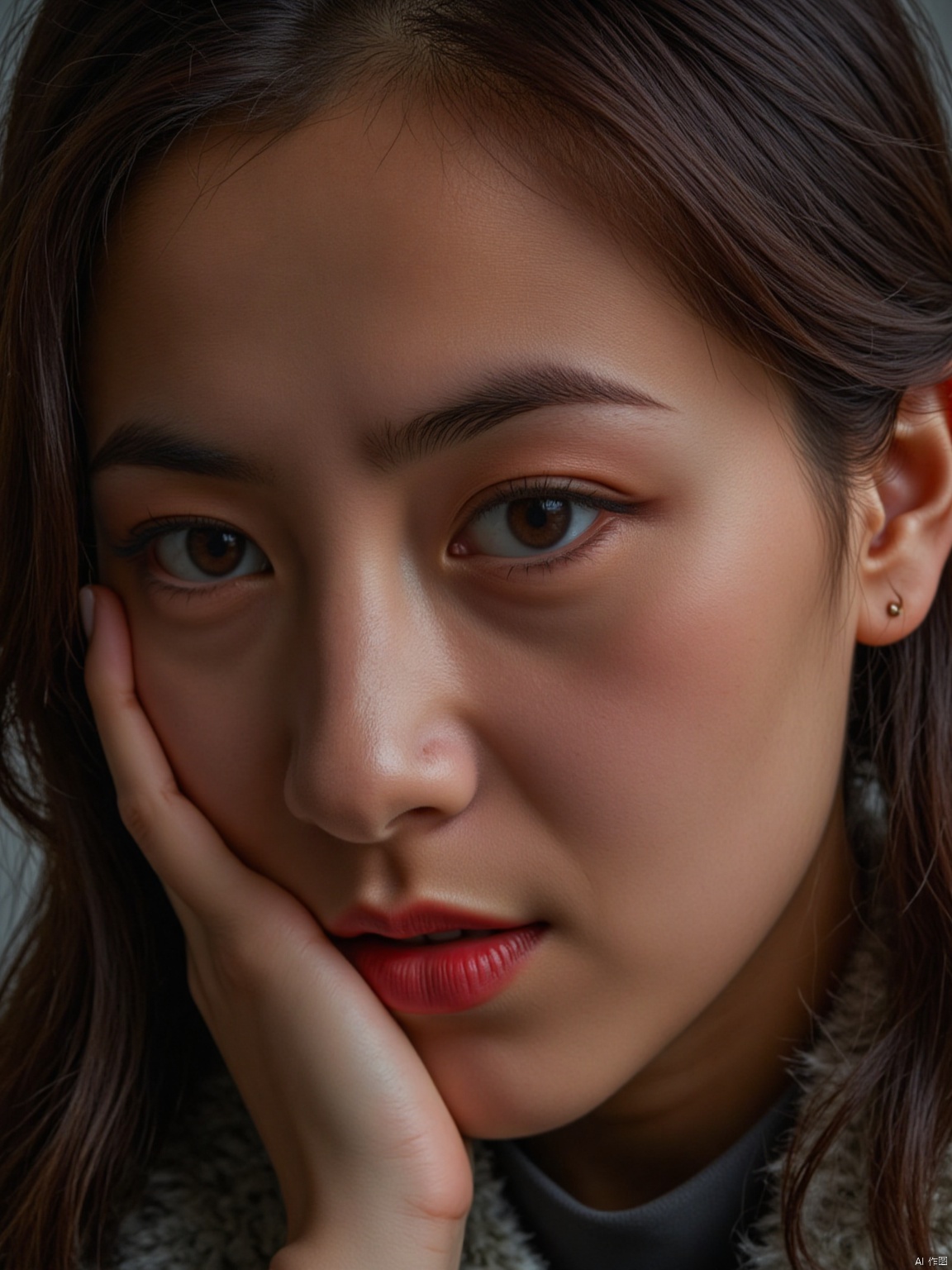  (RAW photo, 4k, realistic, exquisitely detailed skin),masterpiece,best quality,unity 8k wallpaper,ultra detailed,cinematic look,natural skin texture,extremely realistic skin texture,finely detailed face,(film grain:1.2),cinematic angle,Fujifilm XT3,,(highlydetailed),(bright scene),(1girl,sexy),(detailed lighting),(contrast),(mysterious atmosphere),,vivid illumination,,masterful technique,,harmonious composition,,immersive atmosphere,,stunning visuals,