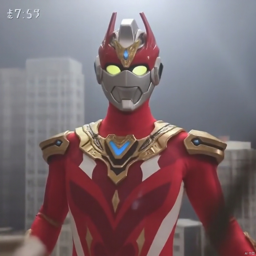 ultraman,bodysuit,gloves,legwear,boots,cover,mask,plugsuit,armor,bodysuit,pattern on body,tight-fitting,helmet,leather suit,latex,tokusatsu,no humans,science fiction,hard mask,no smile,no eyes,no nose,solo,rubber bodysuit with line,alien,