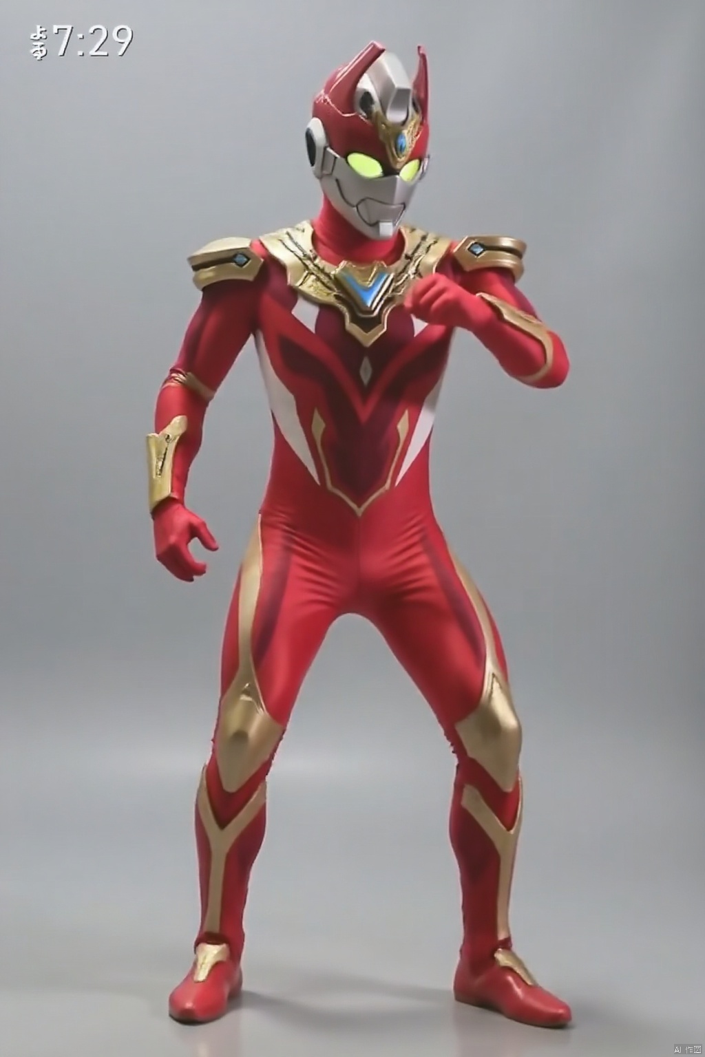 ultraman,bodysuit,gloves,legwear,boots,cover,mask,plugsuit,armor,bodysuit,pattern on body,tight-fitting,helmet,leather suit,latex,tokusatsu,no humans,science fiction,hard mask,no smile,no eyes,no nose,solo,rubber bodysuit with line,alien,