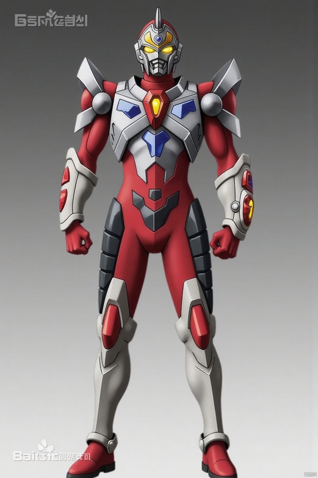 ultraman,bodysuit,gloves,legwear,boots,cover,mask,plugsuit,armor,bodysuit,pattern on body,tight-fitting,helmet,leather suit,latex,tokusatsu,no humans,science fiction,hard mask,no smile,no eyes,no nose,solo,rubber bodysuit with line,alien,Gridman