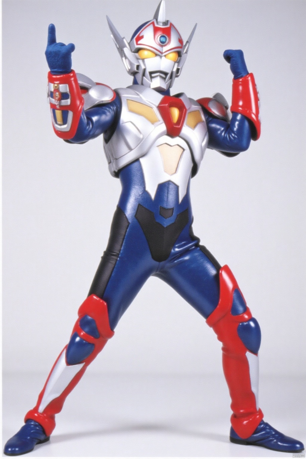 ultraman,bodysuit,gloves,legwear,boots,cover,mask,plugsuit,armor,bodysuit,pattern on body,tight-fitting,helmet,leather suit,latex,tokusatsu,no humans,science fiction,hard mask,no smile,no eyes,no nose,solo,rubber bodysuit with line,alien,Gridman