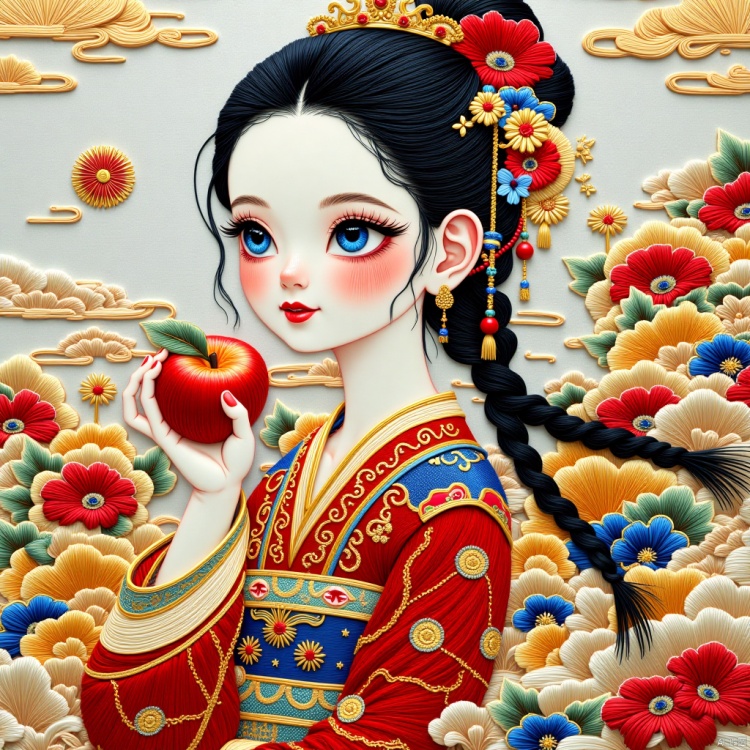 刺绣-国粹艺术 by 嘉嘉 on Tensor.Art