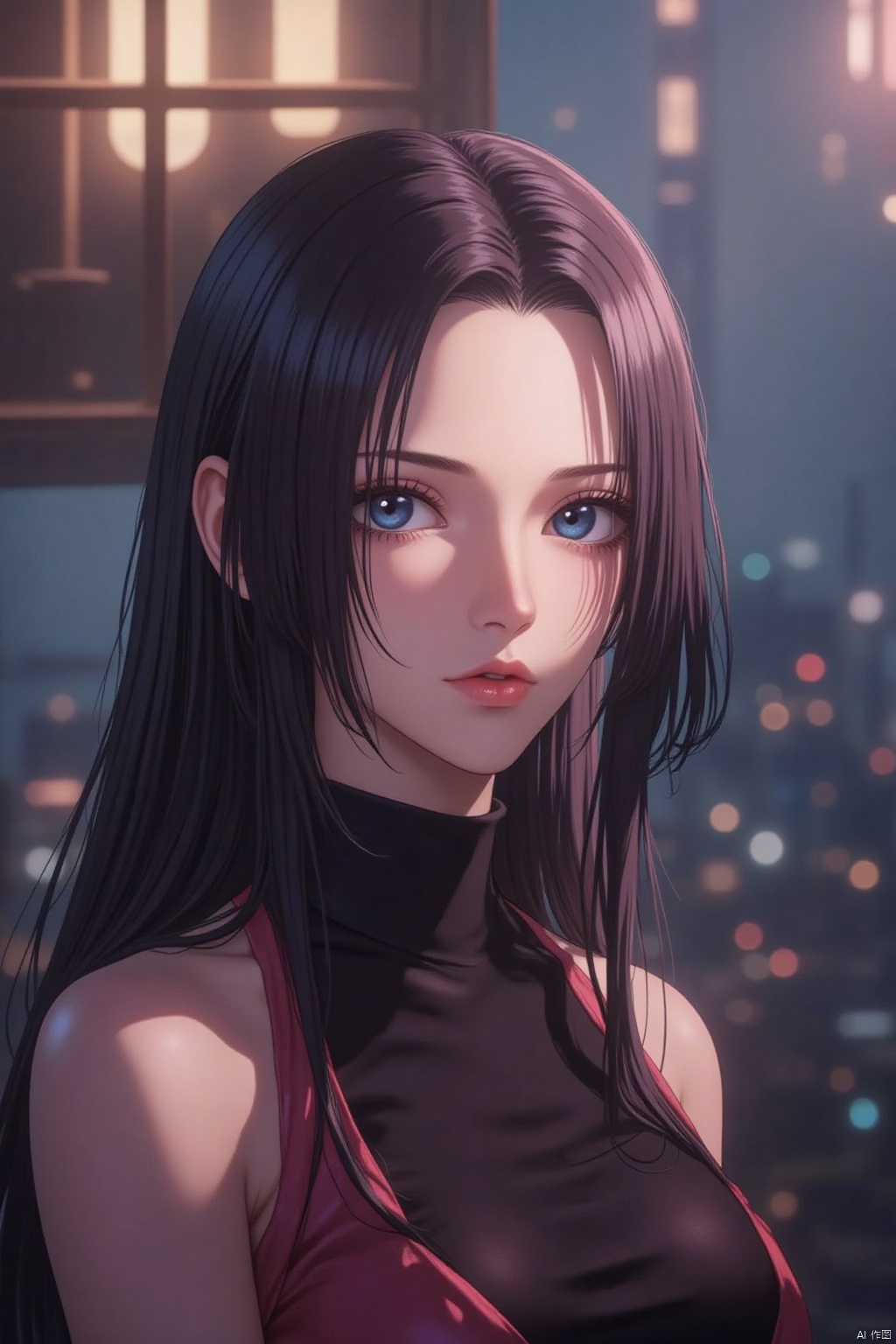 solo, long hair, looking at viewer, 1girl,nvd