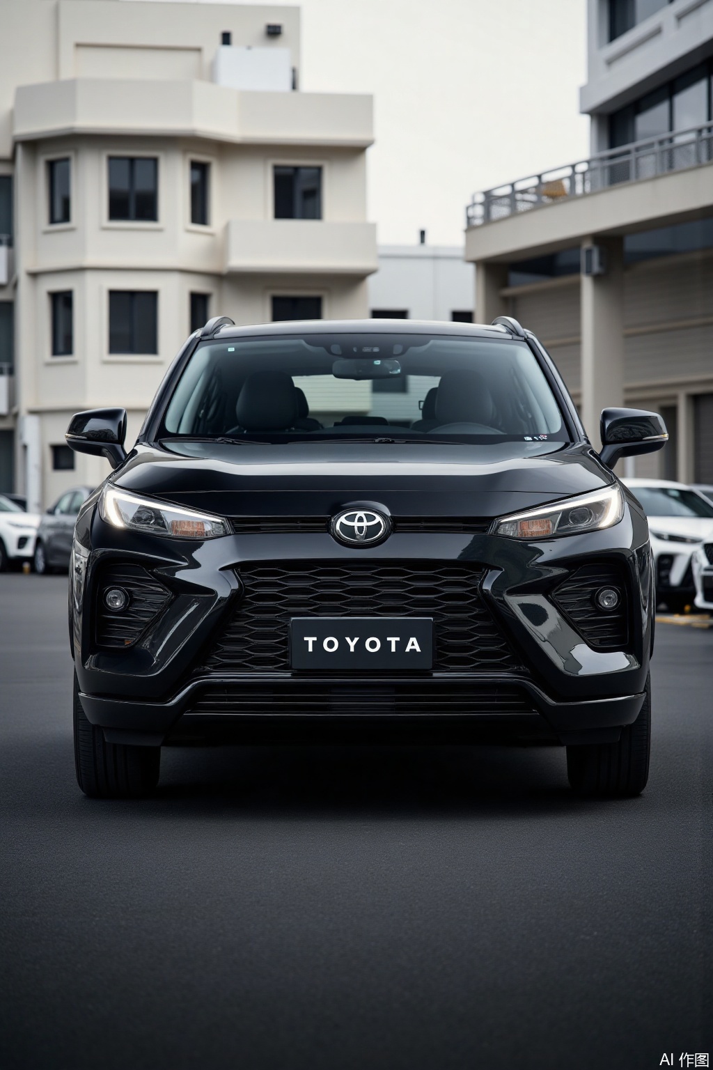 Ultra photoreal, Insane Details, 32K, Realistic,WILD LANDER2024,Sports Utility Vehicle,suv,vehicle focus,Car from TOYOTA,a black car