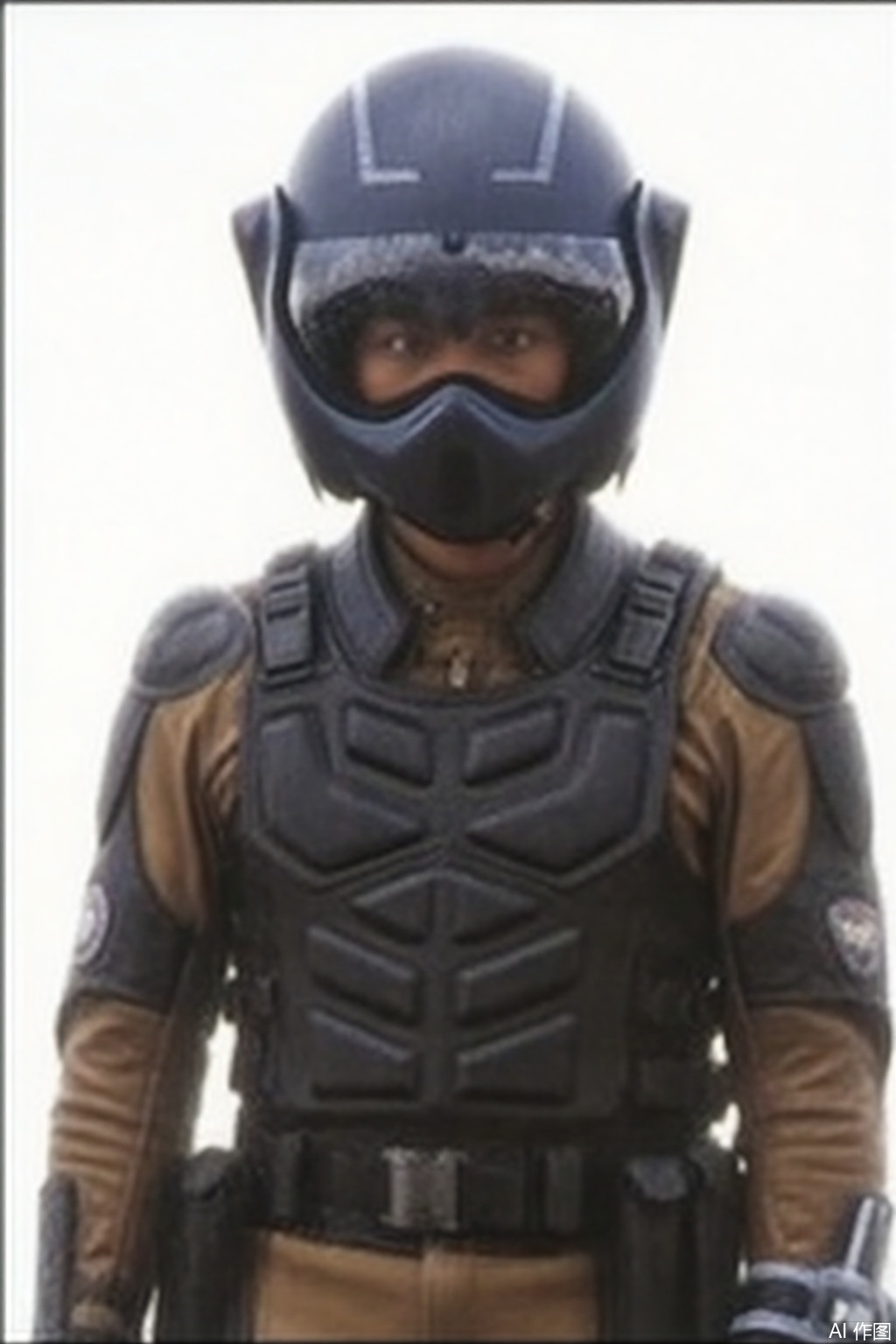 masterpiece, best quality,solo,(white background:1.2),simple background,
looking at viewer,night raiders fa,helmet,collar,belt,military uniform,logo,jacket,emblem,bodysuit,belt pouch,armband,bulletproof vest,police,tactical clothes