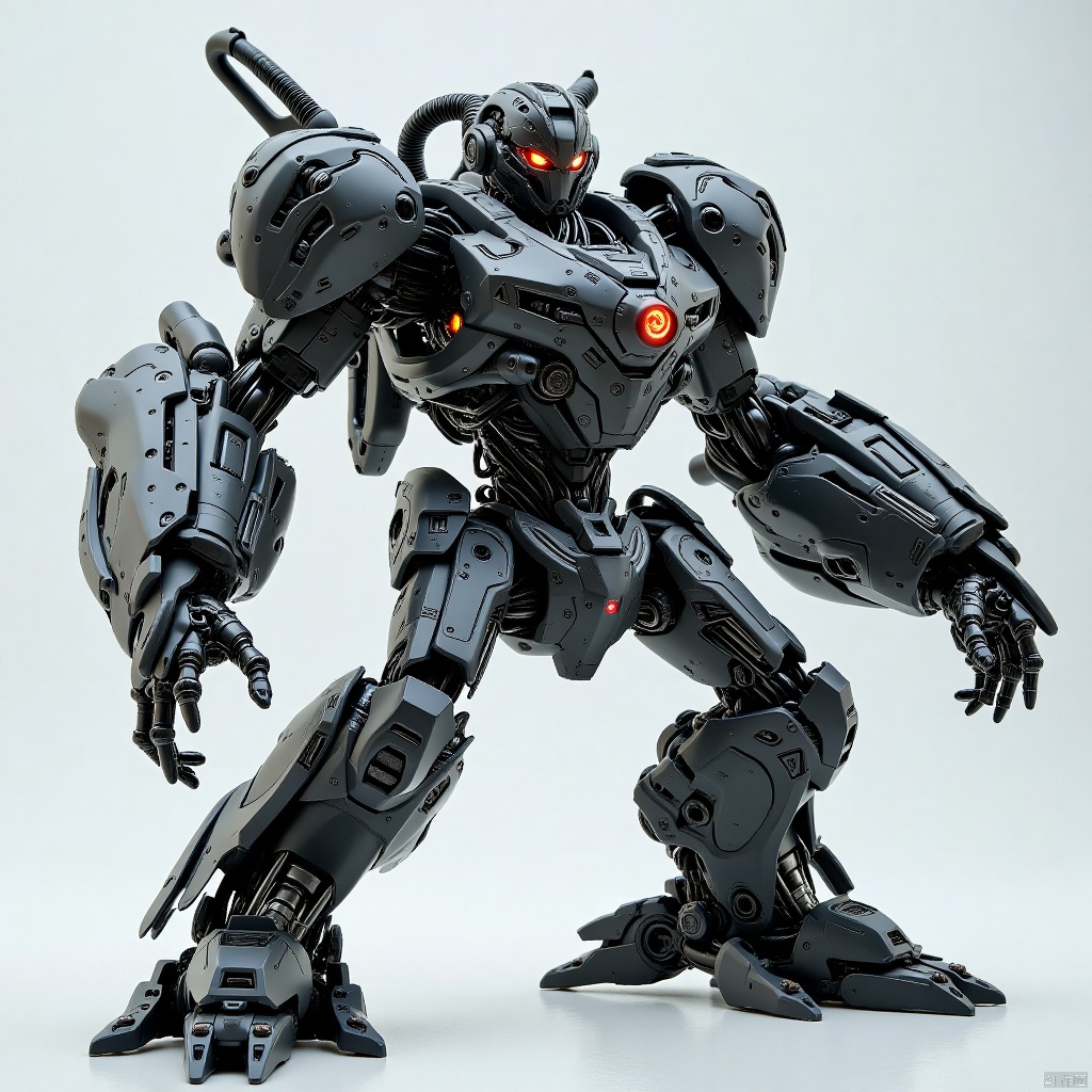 Robot, fighting posture,