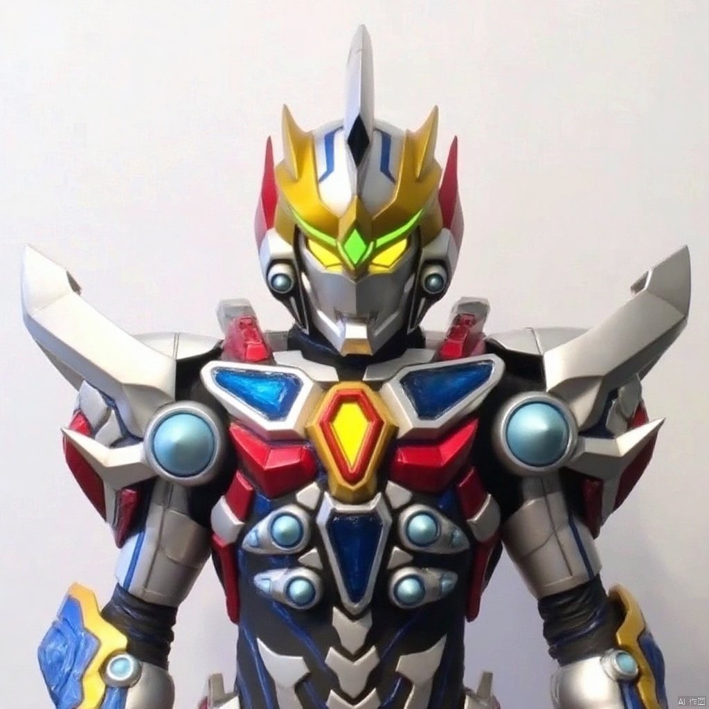 ultraman,bodysuit,gloves,legwear,boots,cover,mask,plugsuit,armor,bodysuit,pattern on body,tight-fitting,helmet,leather suit,latex,tokusatsu,no humans,science fiction,hard mask,no smile,no eyes,no nose,solo,rubber bodysuit with line,alien,Gridman