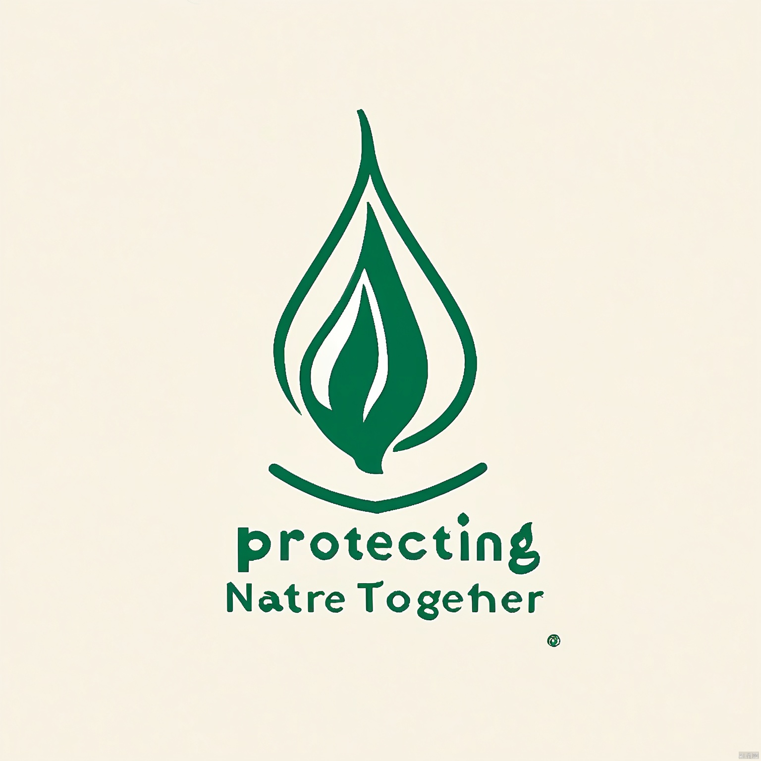 CTLG, The emblem of EcoGuard, showcasing a vibrant green leaf, incorporates a sleek and minimalist aesthetic. The leaf's veins are subtly outlined in dark green, and a small drop of water hangs at its tip, symbolizing purity. The backdrop is pristine white, with "EcoGuard" in elegant, emerald green script at the base. Beneath the logo, in tiny, silver italics, reads "Protecting Nature Together".