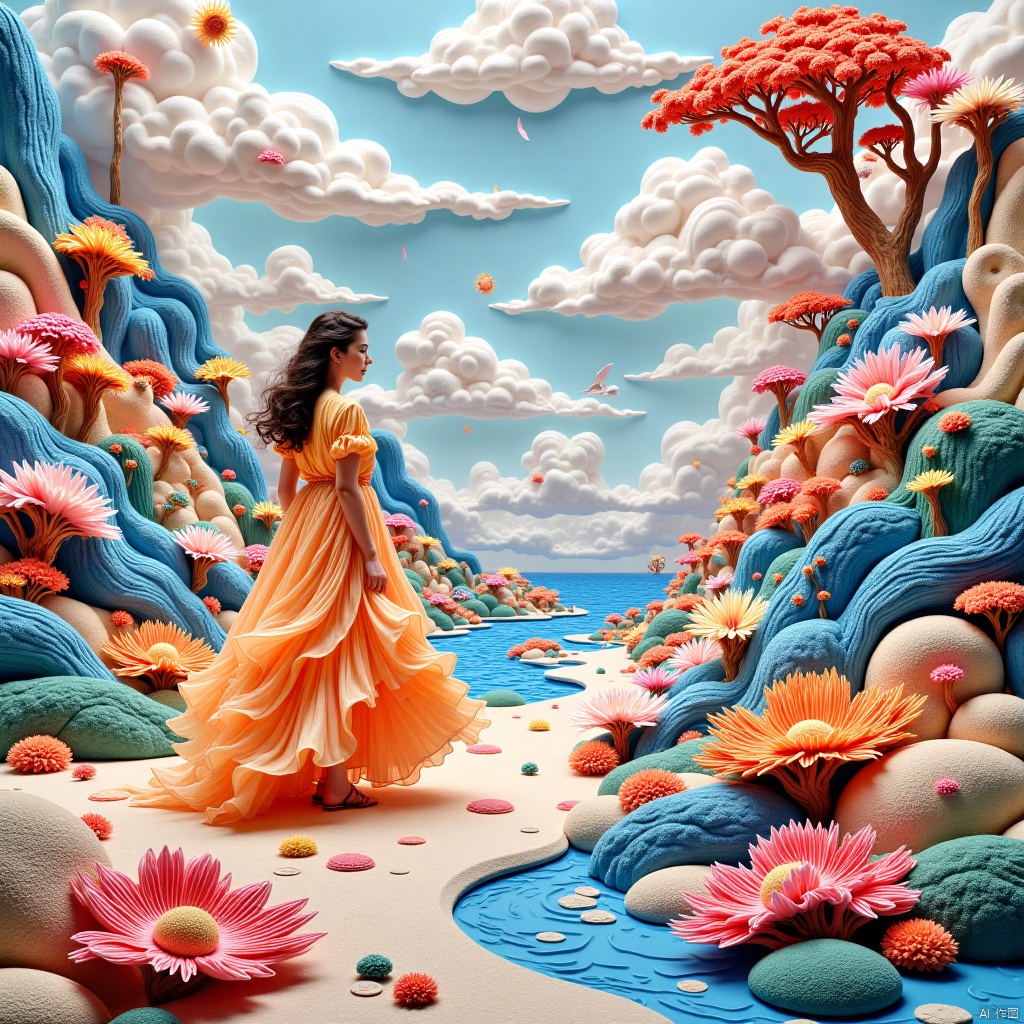 ,A gauzy skirt,Architectural landscape