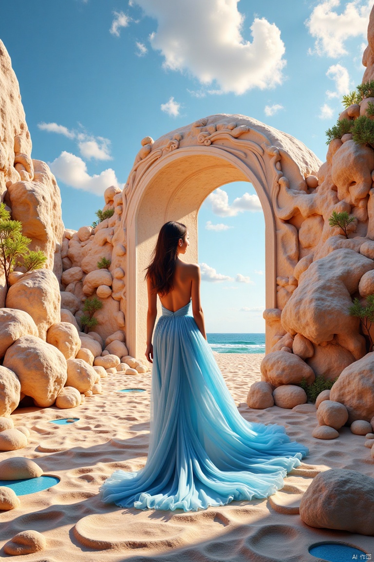 ,A gauzy skirt,Architectural landscape