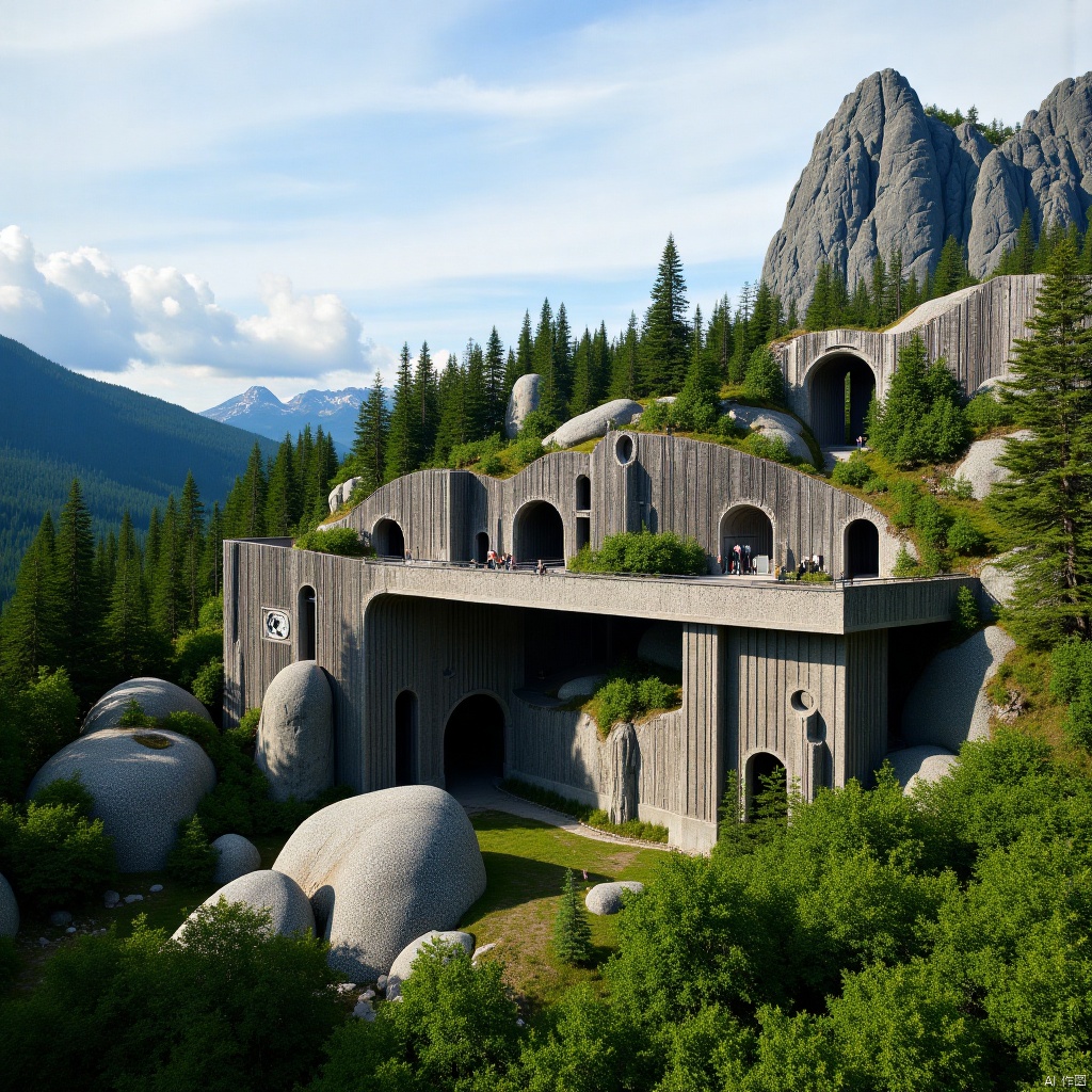 Natural scenery,building