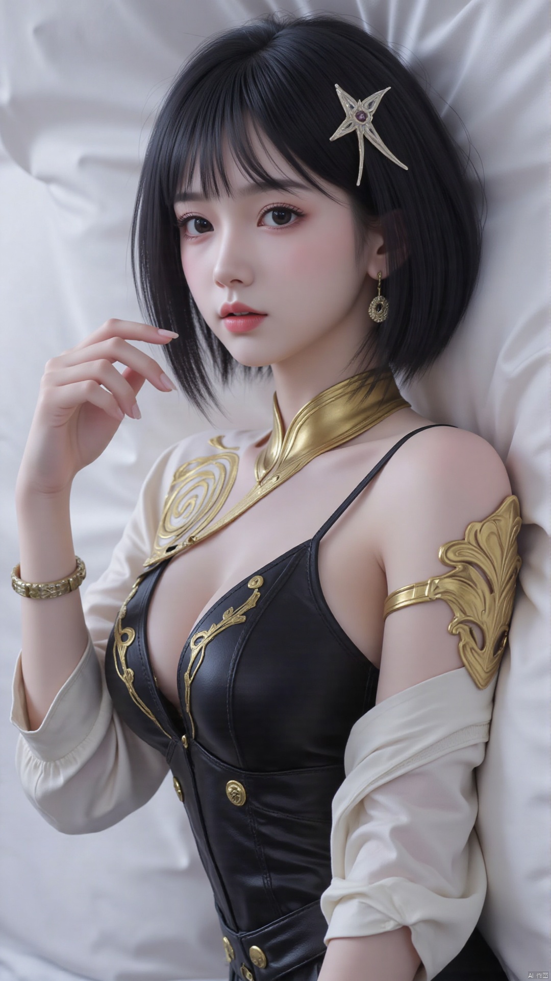 1girl,  solo,  black hair by Tim_Yi on Tensor.Art