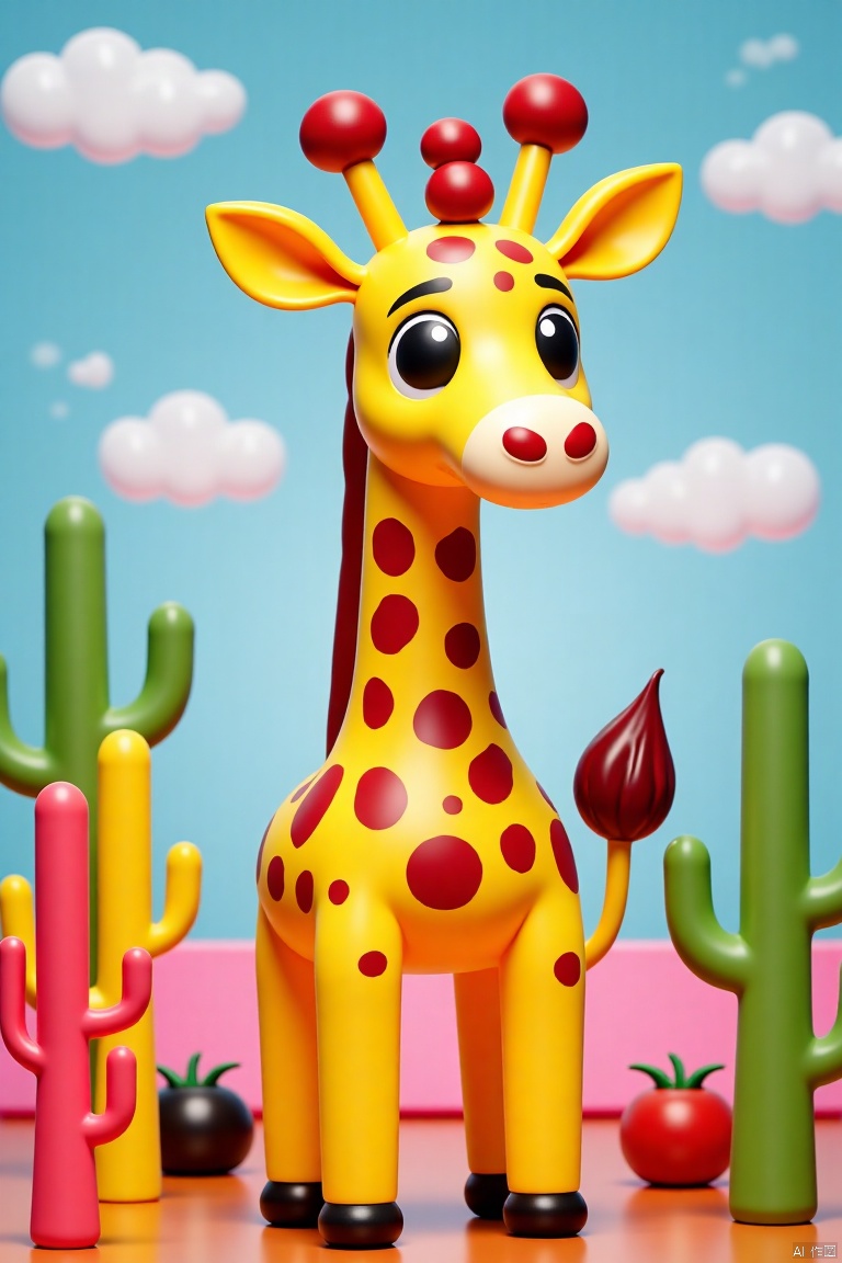 Expansion art, Expansion giraffe