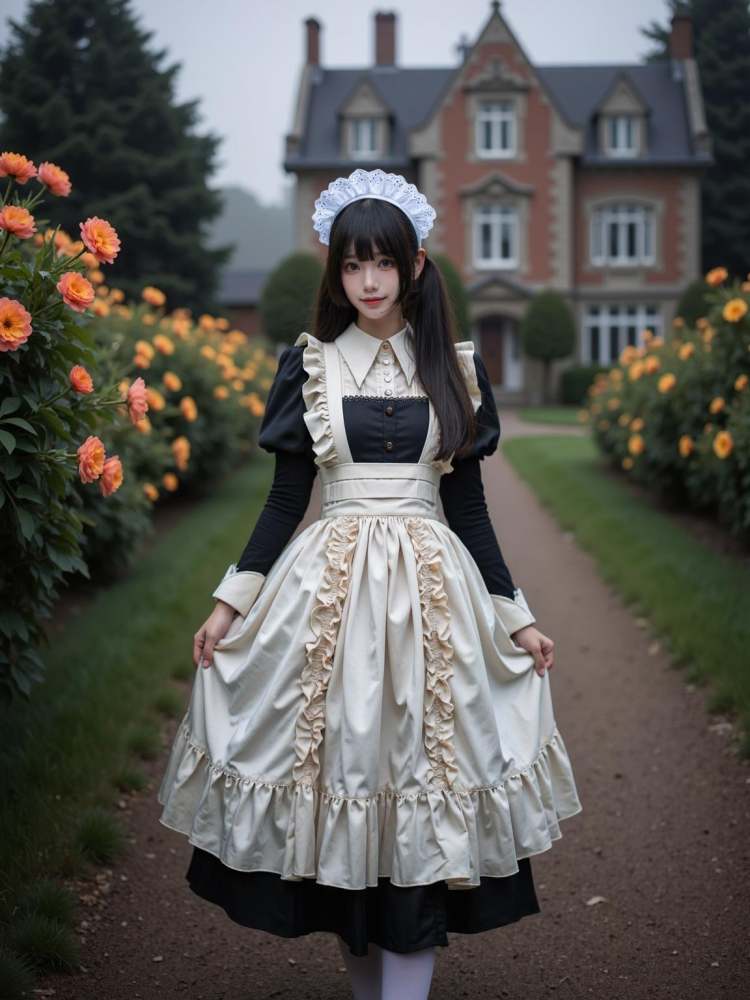 [F.1 D][Realistic] Maid costume | 女仆装 by cyberAngel_ on Tensor.Art