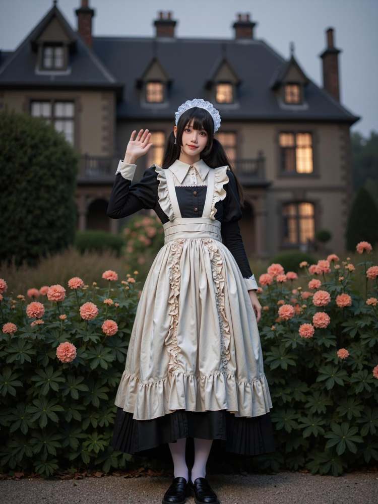 [F.1 D][Realistic] Maid costume | 女仆装 by cyberAngel_ on Tensor.Art