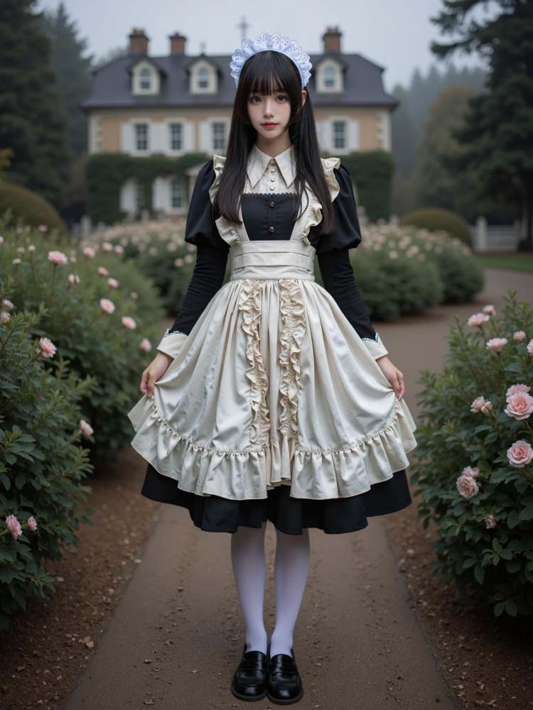 [F.1 D][Realistic] Maid costume | 女仆装 by cyberAngel_ on Tensor.Art