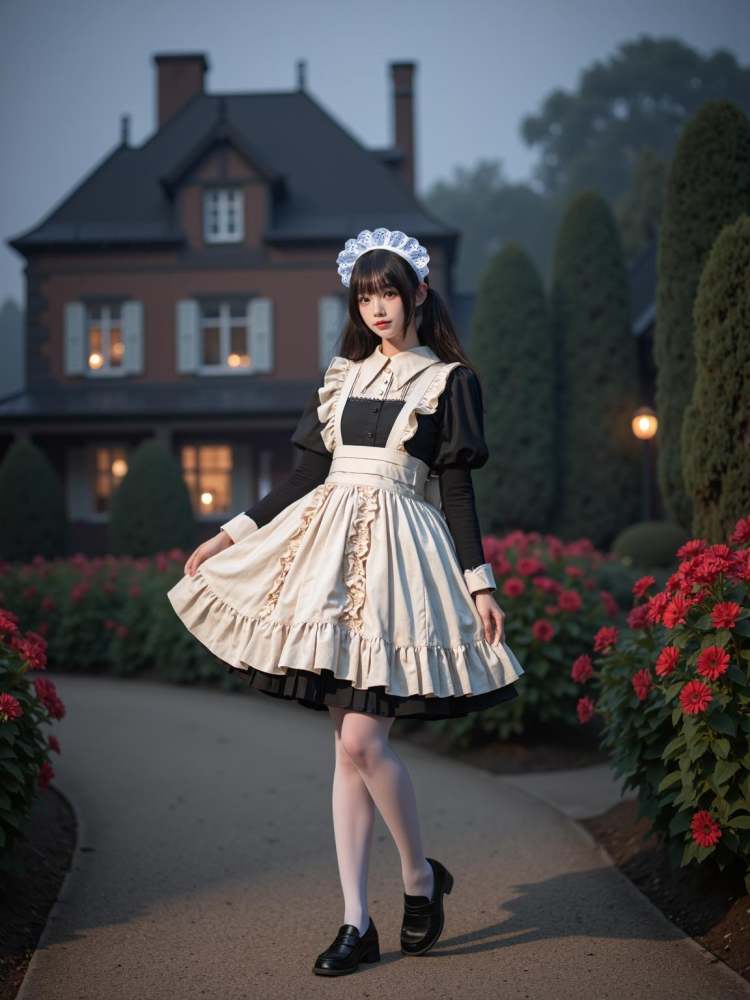 [F.1 D][Realistic] Maid costume | 女仆装 by cyberAngel_ on Tensor.Art