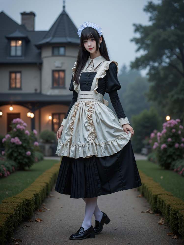[F.1 D][Realistic] Maid costume | 女仆装 by cyberAngel_ on Tensor.Art