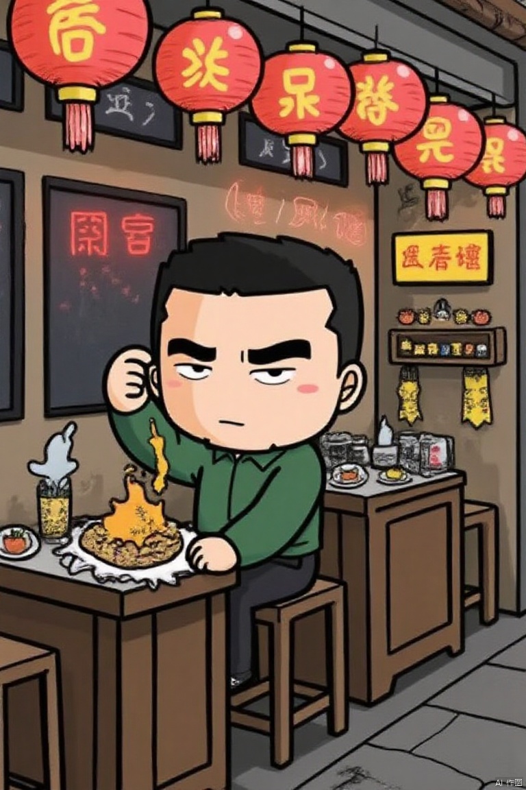 1man,xiaogangpao,laohu,