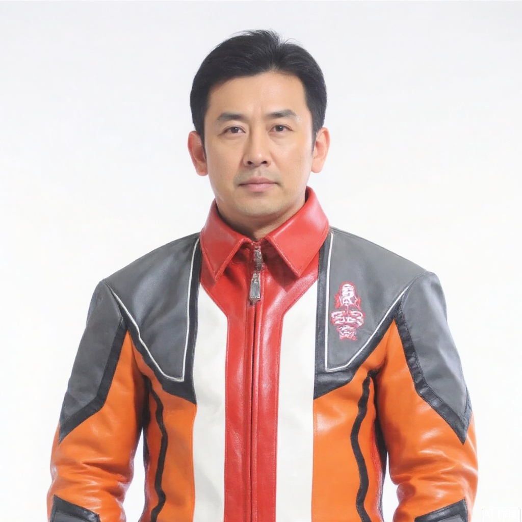 masterpiece, best quality,solo,(white background:1.2),simple background,
looking at viewer,UGP,collar,belt,logo,uniform,jacket,pants,gloves,boots,emblem,orange jacket,grey pants,orange jacket with grey and white line,orange jacket with red collar,grey pants with white line